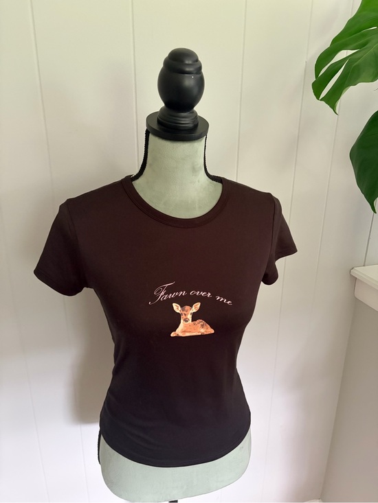 Tops - Fawn Over Me Graphic Tee
